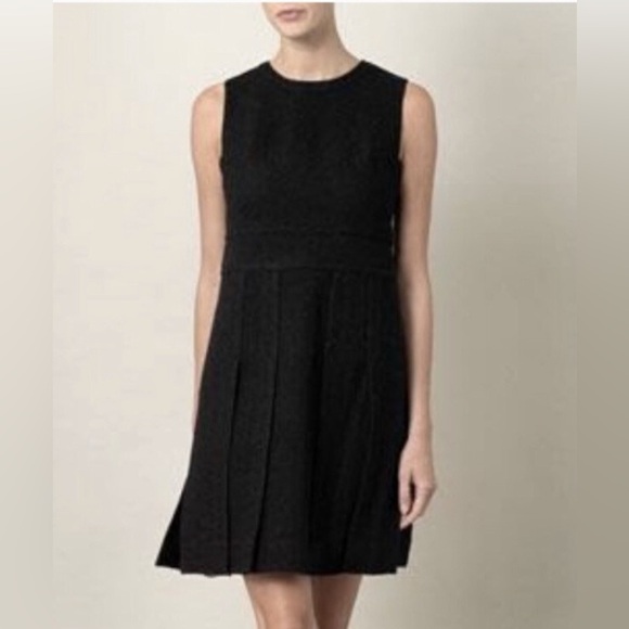 Diane Von Furstenberg Dresses & Skirts - Diane Von Furstenberg Black Jackie Novelty Boucle Dress Timeless Wool Dress